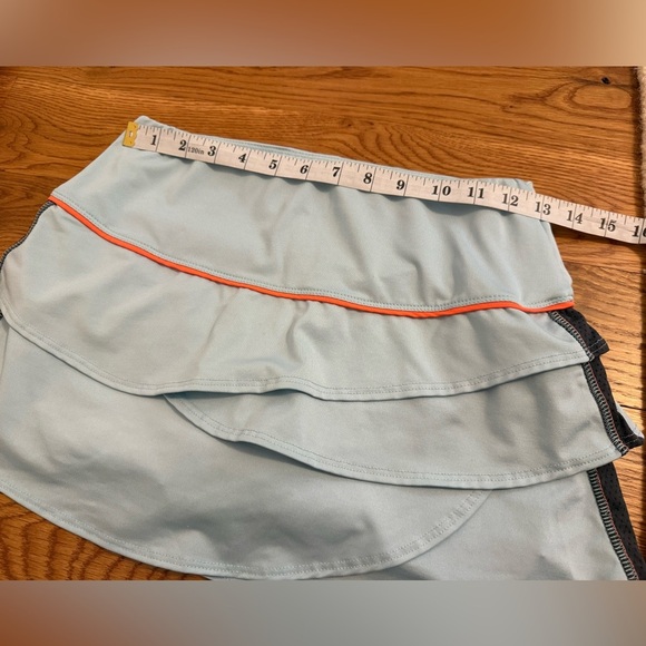 Lucky in Love Blue Ruffle Tennis Skirt Skort size Small - Picture 7 of 8